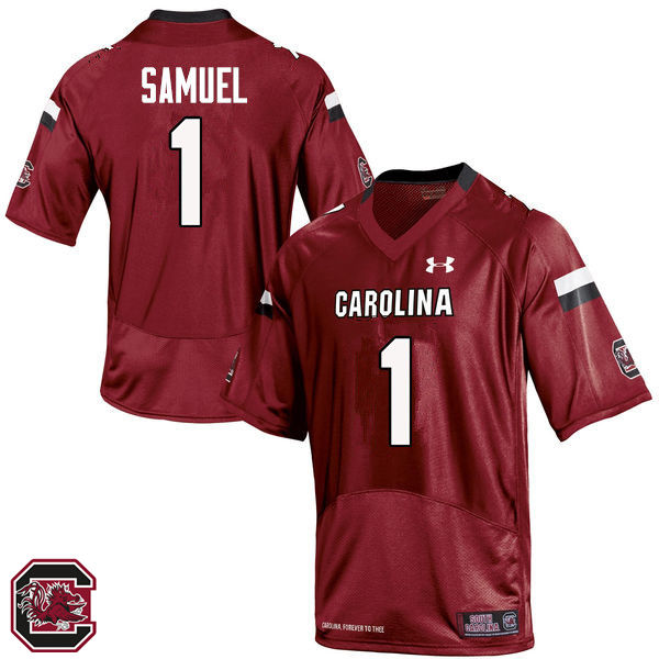 Men South Carolina Gamecocks #1 Deebo Samuel College Football Jerseys Sale-Red